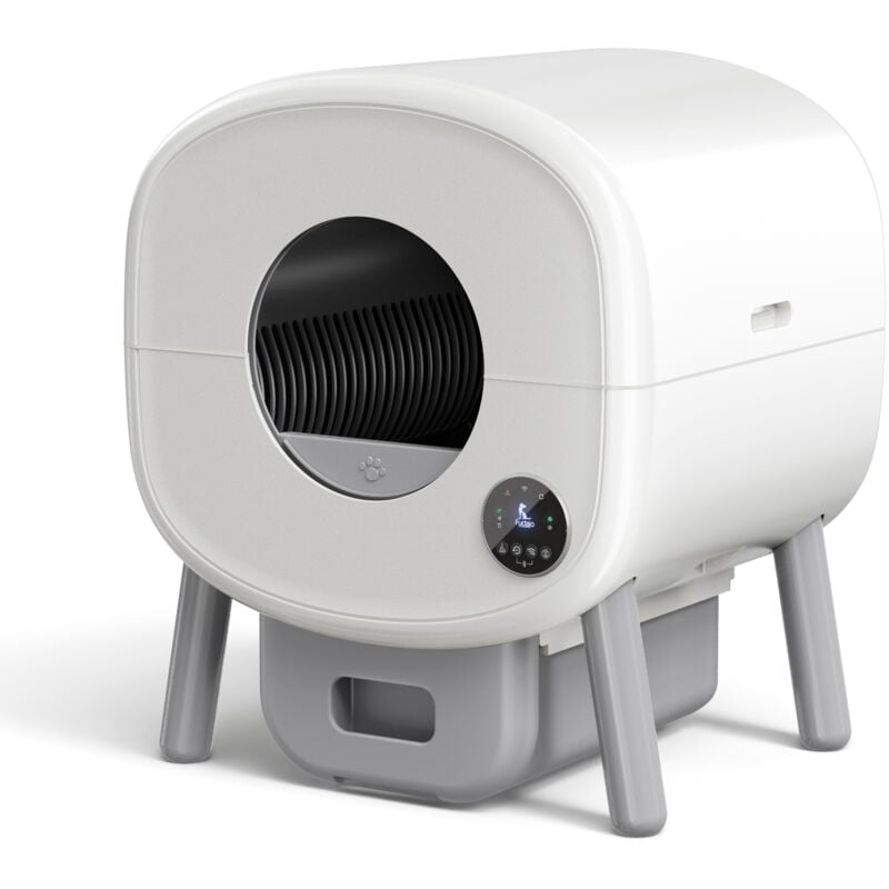 foto del prodotto lettiera autopulente per gatti 76 l, lettiera automatica controllo con app e connessione usb, funzionamento manuale o automatico fudajo