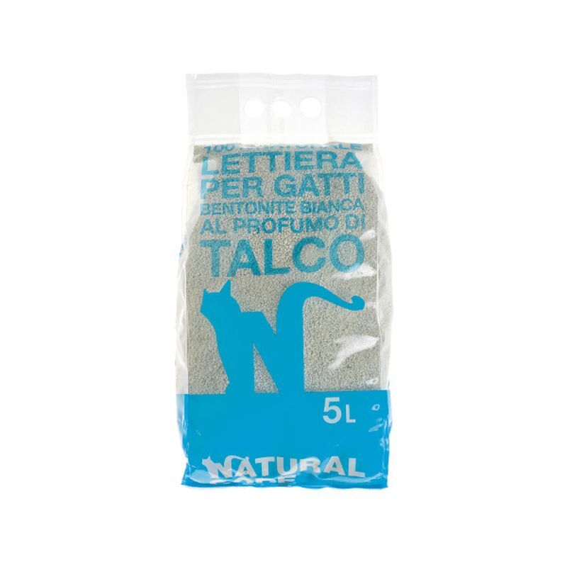 foto del prodotto lettiera bentonite agglomerante talco 5l natural code