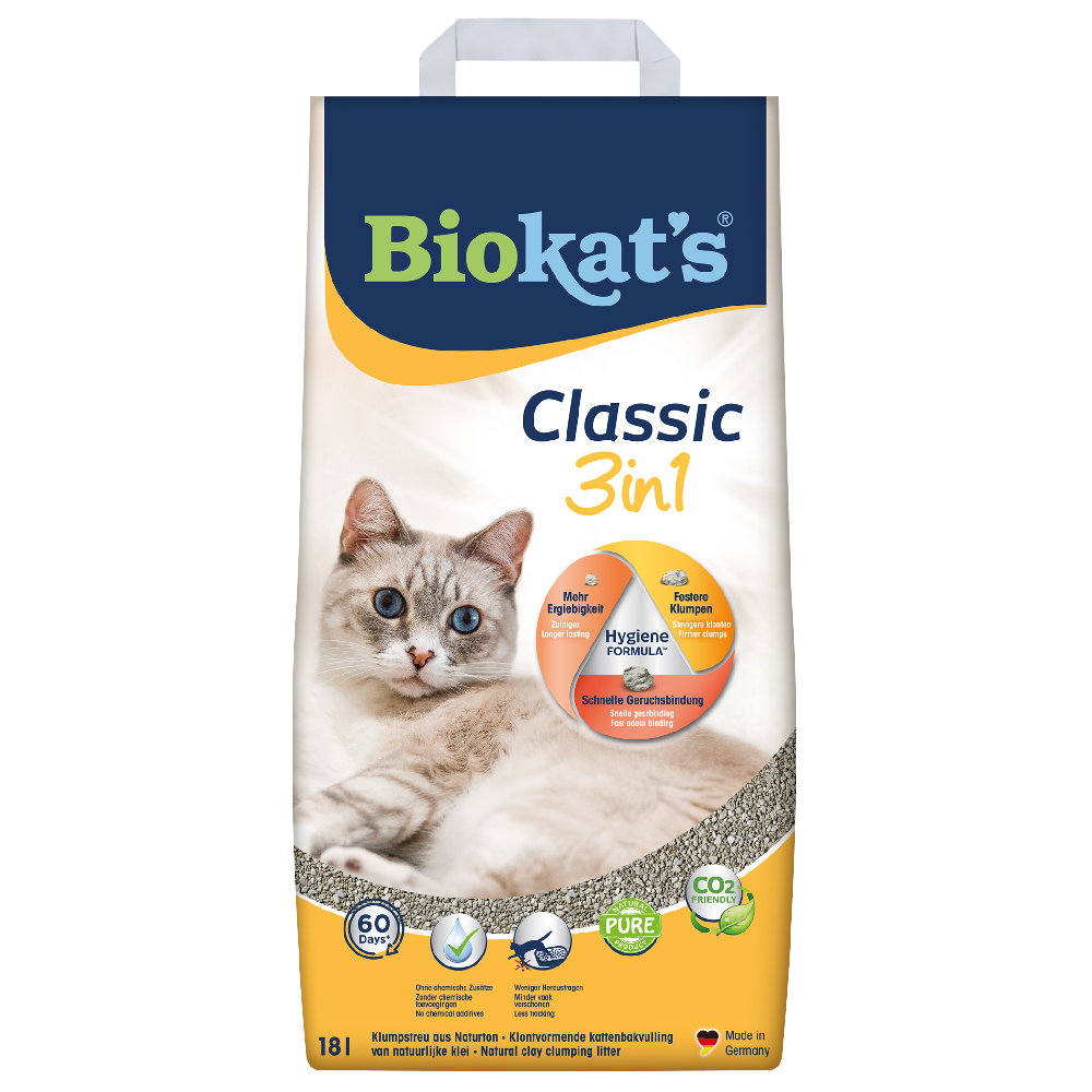 foto del prodotto lettiera biokat s classic 3in1 18 l ca. 18,6 kg 