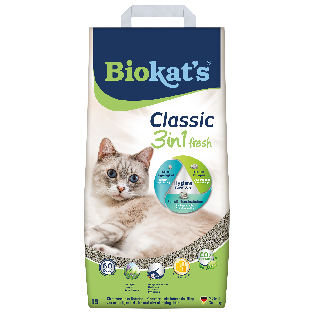 foto del prodotto lettiera biokat s classic fresh 3in1 18 l ca. 18,4 kg 