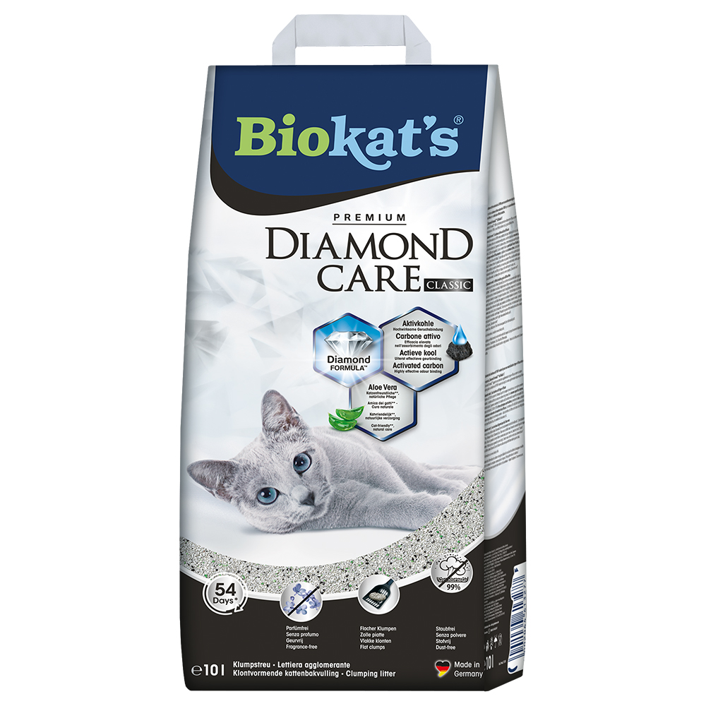 foto del prodotto lettiera biokat s diamond care classic 10 l ca. 8,8 kg 