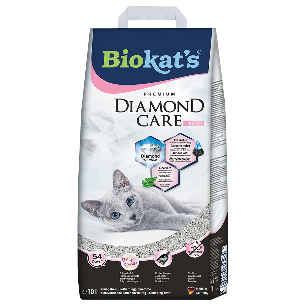foto del prodotto lettiera biokat s diamond care fresh 10 l ca. 9,45 kg 