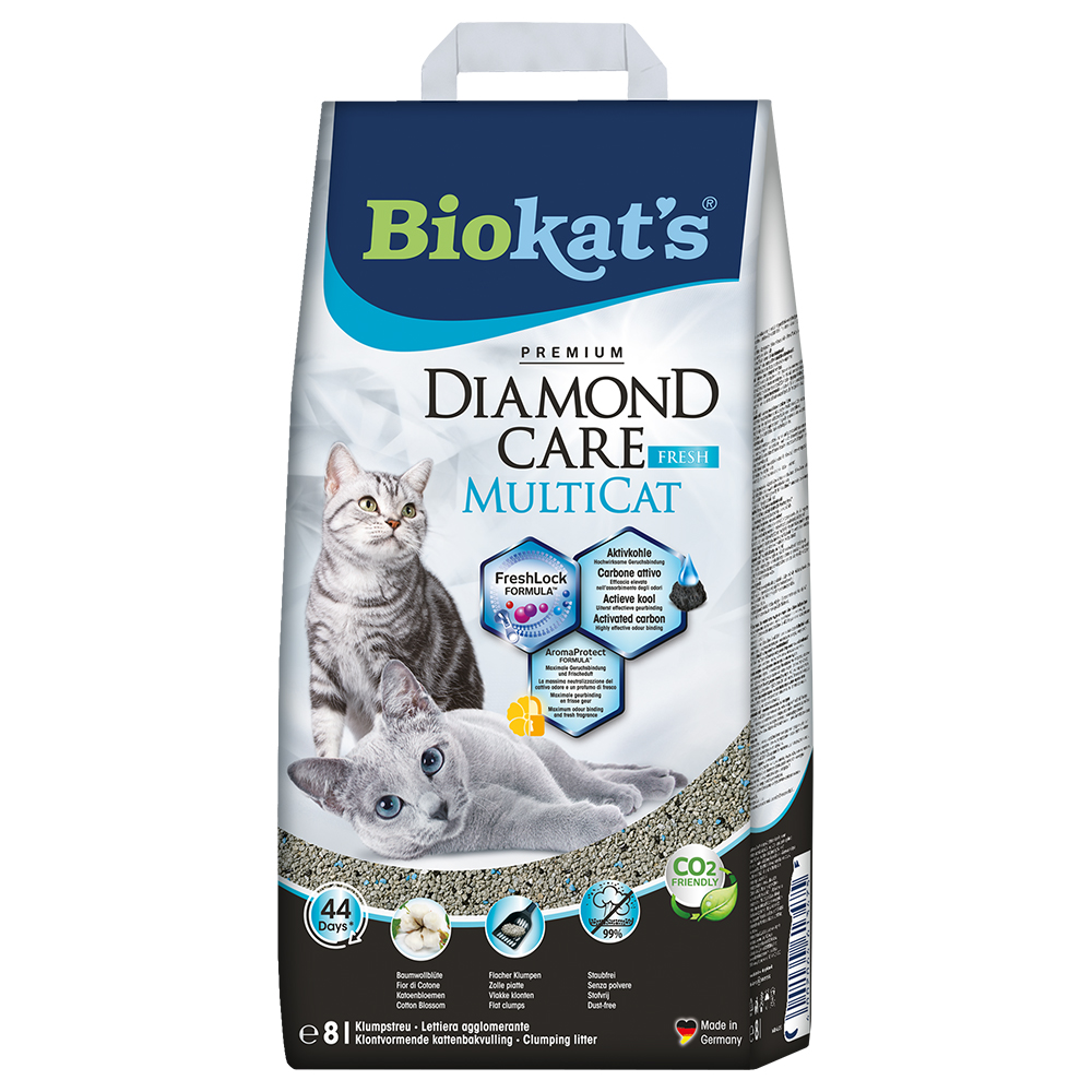 foto del prodotto lettiera biokat s diamond care multicat fresh 8 l ca. 8 kg 