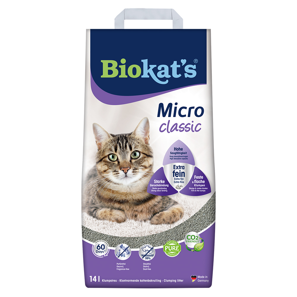 foto del prodotto lettiera biokat s micro 14 l ca. 14,2 kg 
