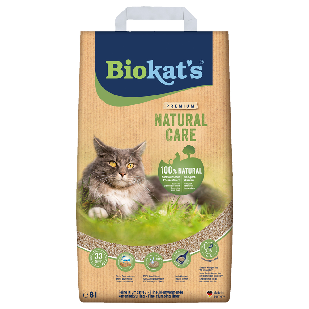 foto del prodotto lettiera biokat s natural care 8 l