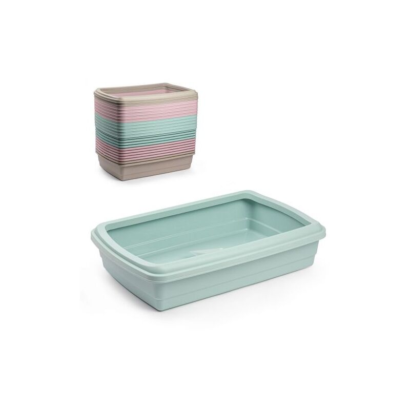 foto del prodotto lettiera c paletta max verde rosa tortora 12 pz