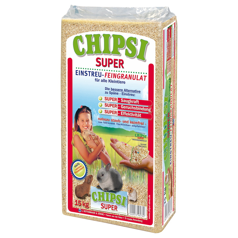 foto del prodotto lettiera chipsi super 15 kg