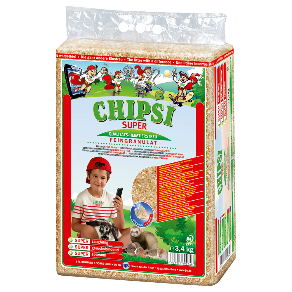 foto del prodotto lettiera chipsi super 3,4 kg