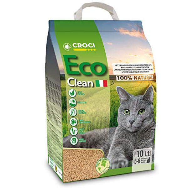 foto del prodotto lettiera eco clean croci 10 l lettiera vegetale 1 ordine scegli lo sconto bzr5 bzr20 200 punti fedelt 