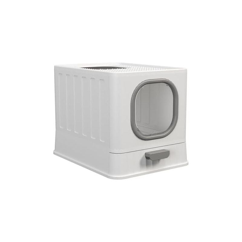 foto del prodotto lettiera gatto chiusa con cassetto toilette inferiore a 15 kg