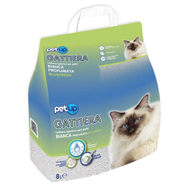 foto del prodotto lettiera igienica agglomerante profumata bluefresh petup 8 lt lettiera agglomerante 1 ordine scegli lo sconto bzr5 bzr20 200 punti fedelt 