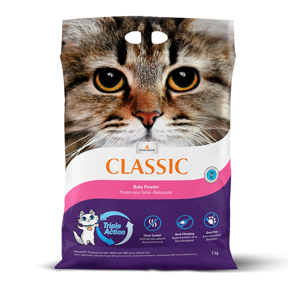 foto del prodotto lettiera intersand classic al borotalco - 7 kg