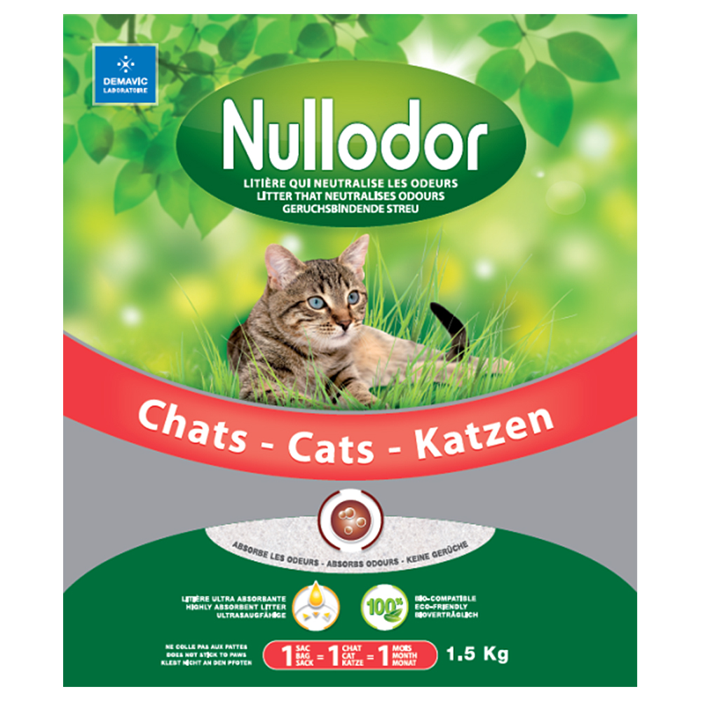 foto del prodotto lettiera nullodor 3 l ca. 1,5 kg 