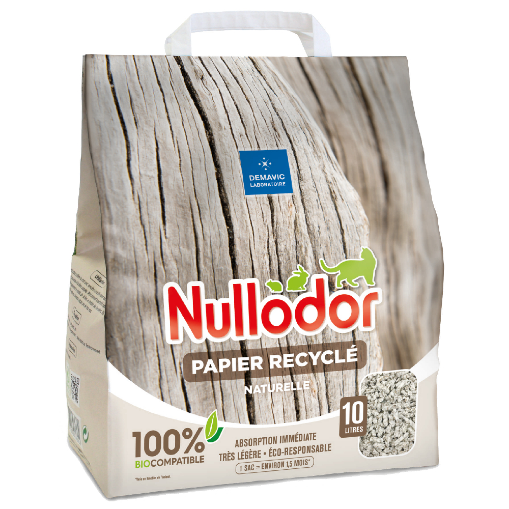 foto del prodotto lettiera nullodor papier recycl 10 l