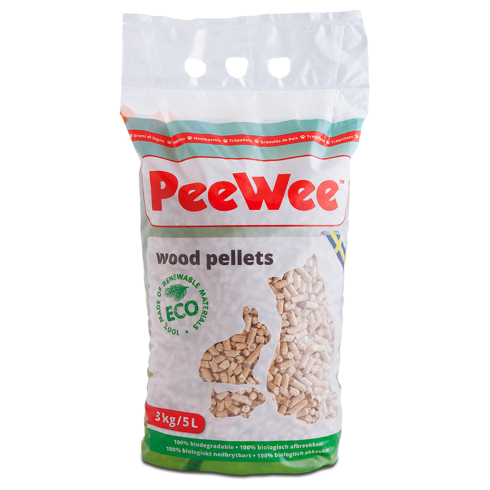 foto del prodotto lettiera peewee wood pellets 5 l ca. 3 kg 