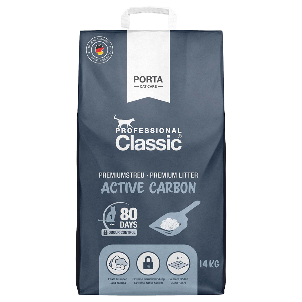 foto del prodotto lettiera professional classic active carbon 14 kg