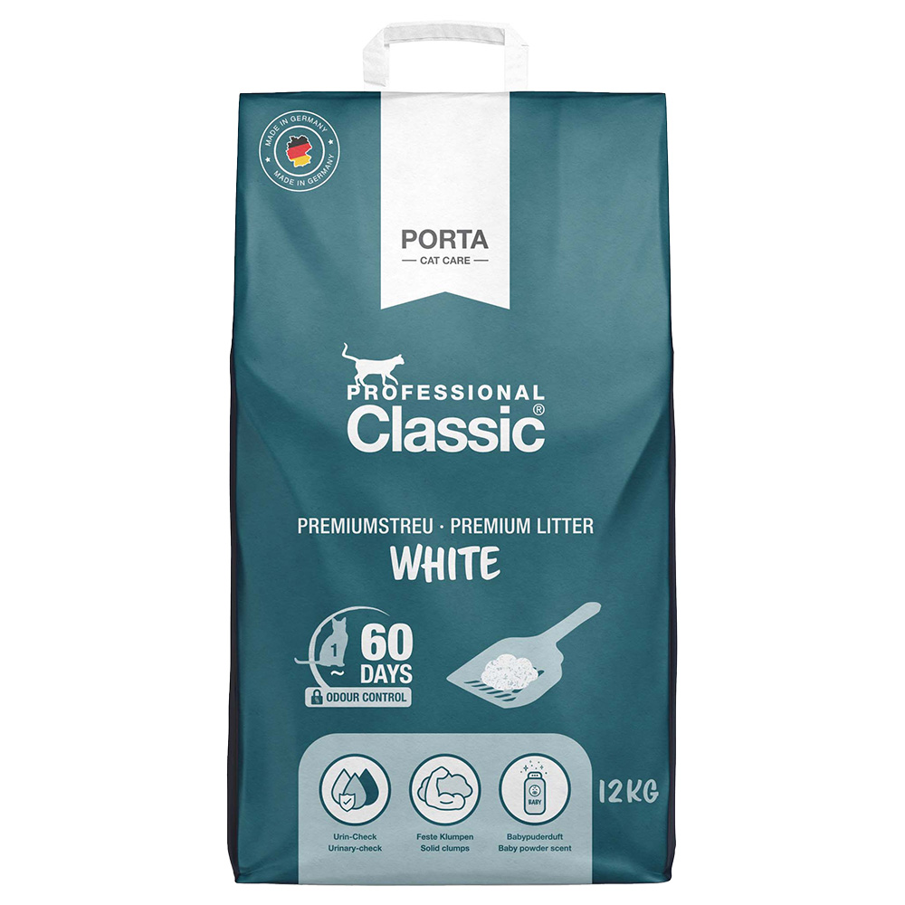 foto del prodotto lettiera professional classic white 12 kg