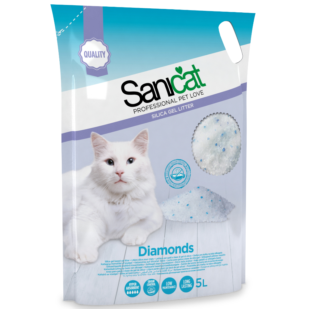 foto del prodotto lettiera sanicat diamonds 5 l ca. 2,3 kg 