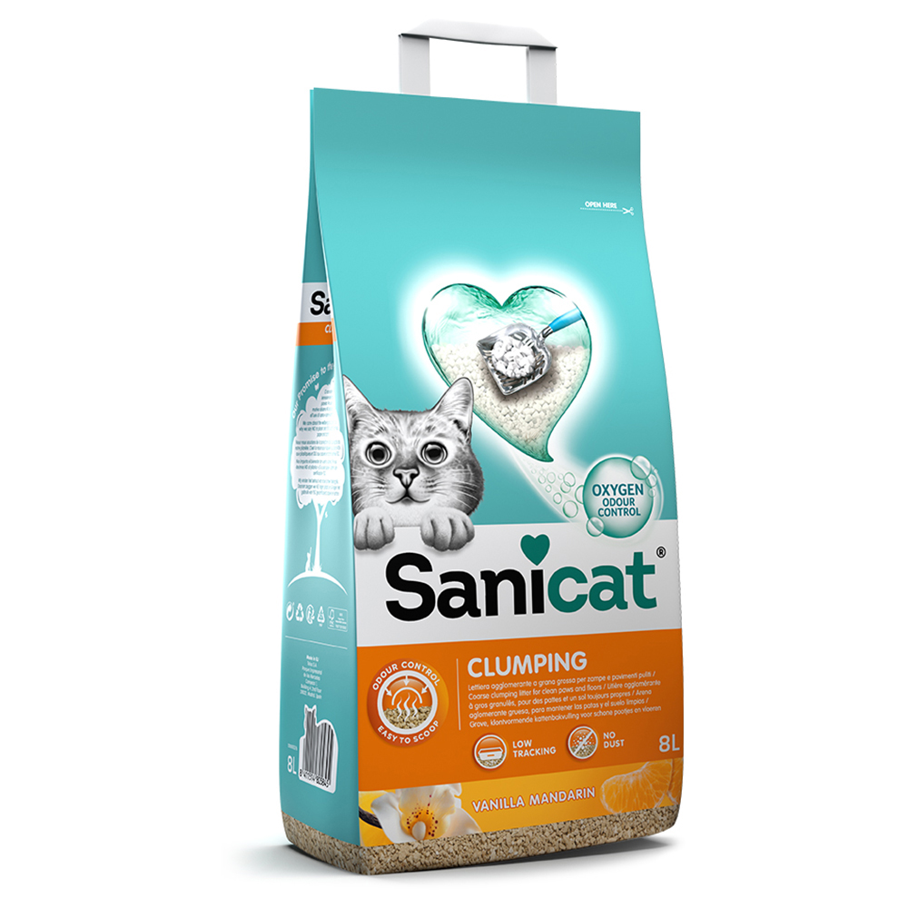 foto del prodotto lettiera sanicat vaniglia mandarino 8 l ca. 7,3 kg 