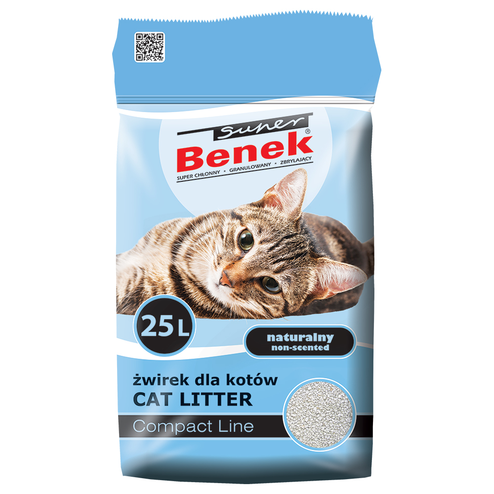 foto del prodotto lettiera super benek compact 25 l ca. 20 kg 