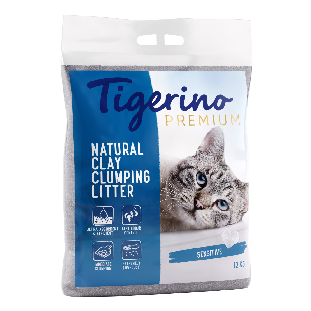 foto del prodotto lettiera tigerino canada style premium sensitive senza profumo 12 kg
