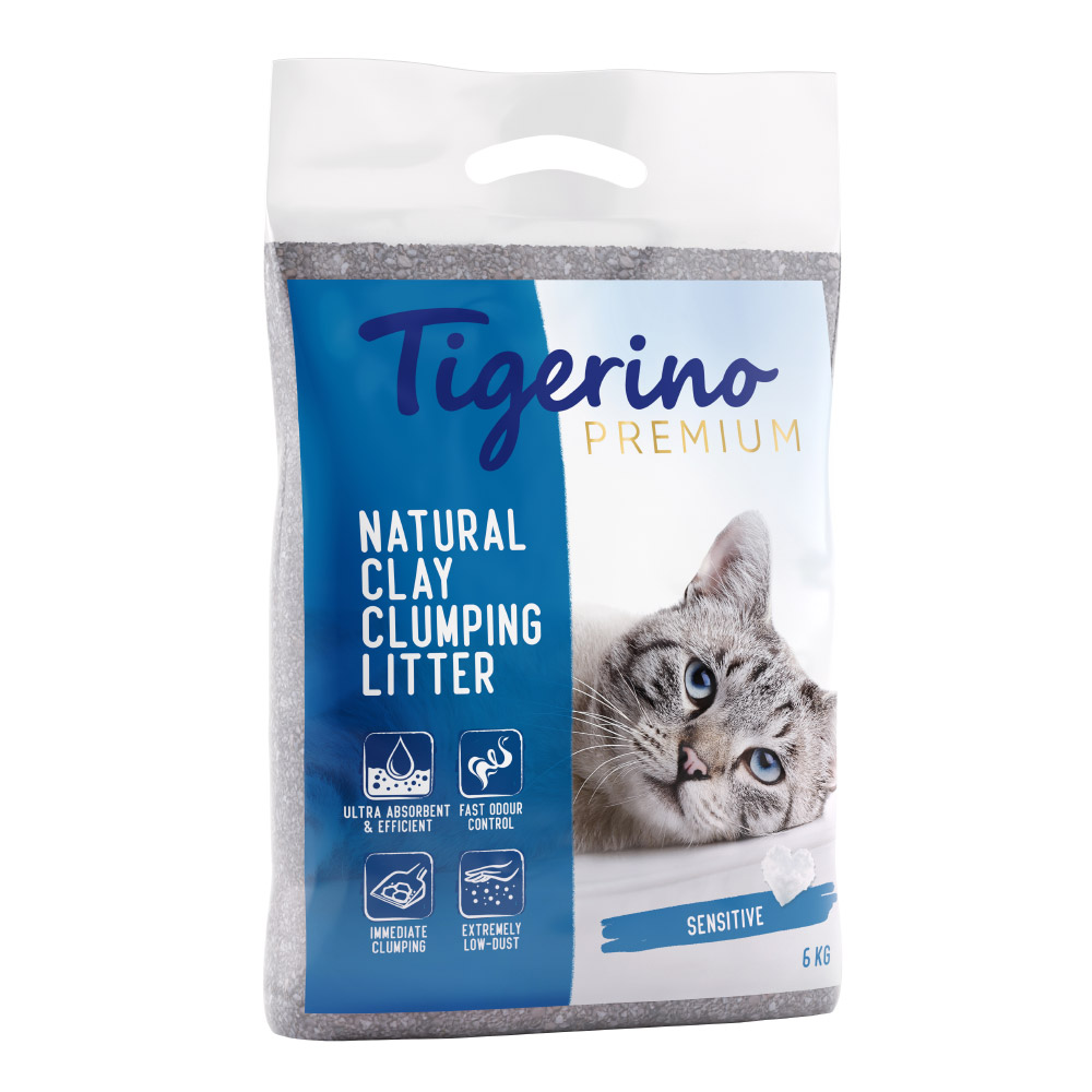 foto del prodotto lettiera tigerino canada style premium sensitive senza profumo 6 kg