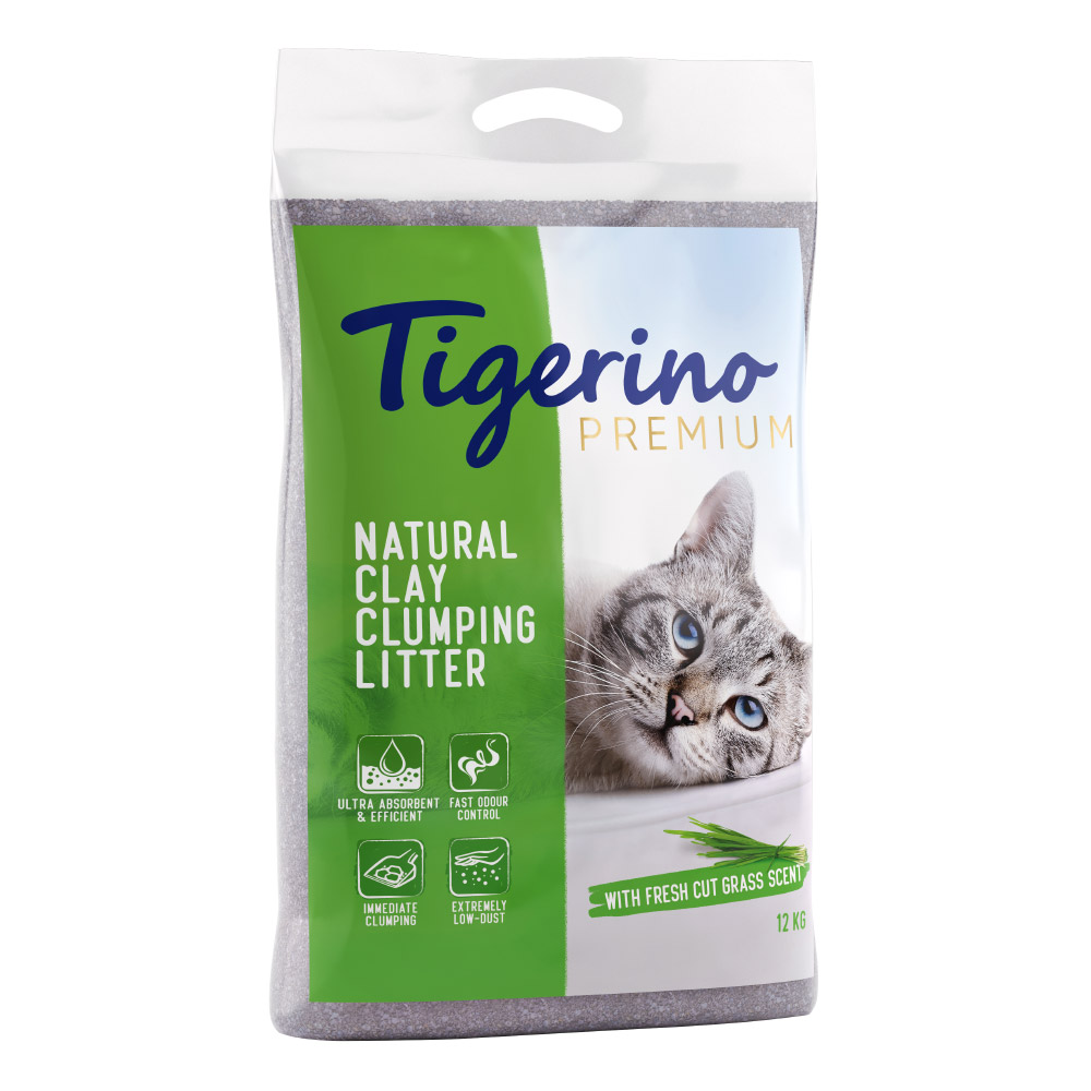 foto del prodotto lettiera tigerino edizione speciale premium fresh cut grass 12 kg