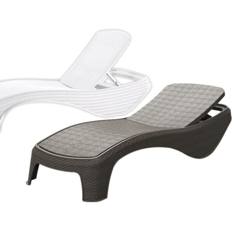 foto del prodotto lettini rattan keter atlantic bianchi