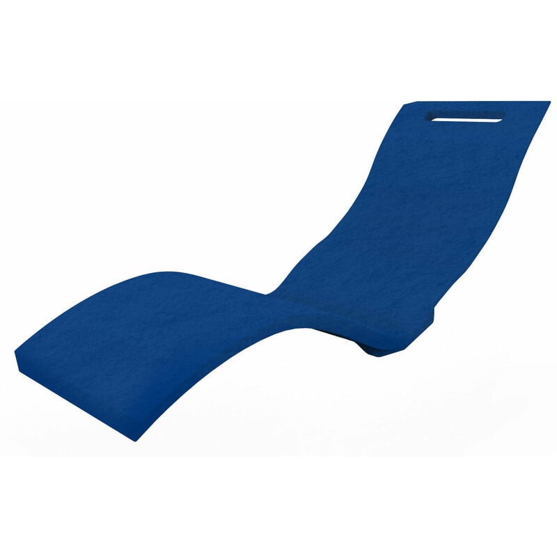 foto del prodotto lettino chaise longue da esterno giardino seduta a terra arkema serendipity blu