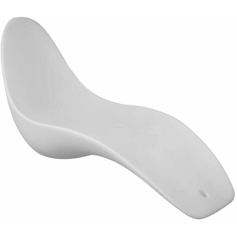 foto del prodotto lettino chaise longue da giardino 178x62x91 cm in polietilene sined sirio bianca