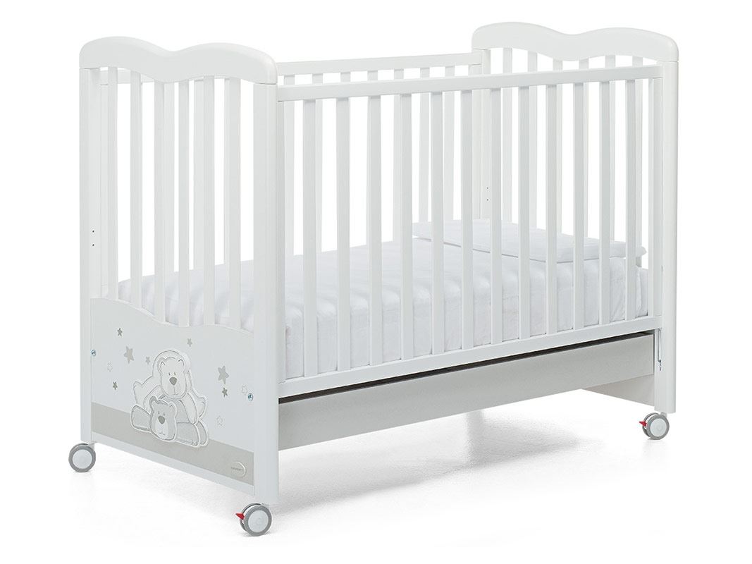 foto del prodotto lettino dolcestella bianco 9900180610