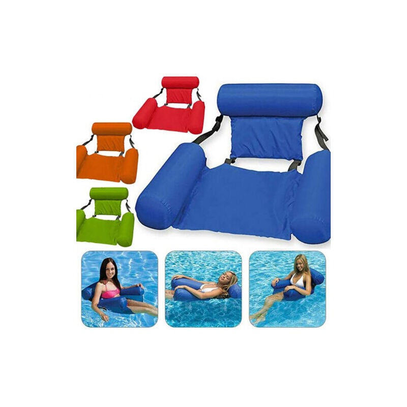 foto del prodotto lettino gonfiabile mare galleggiante per relax sedia poltrona piscina confort