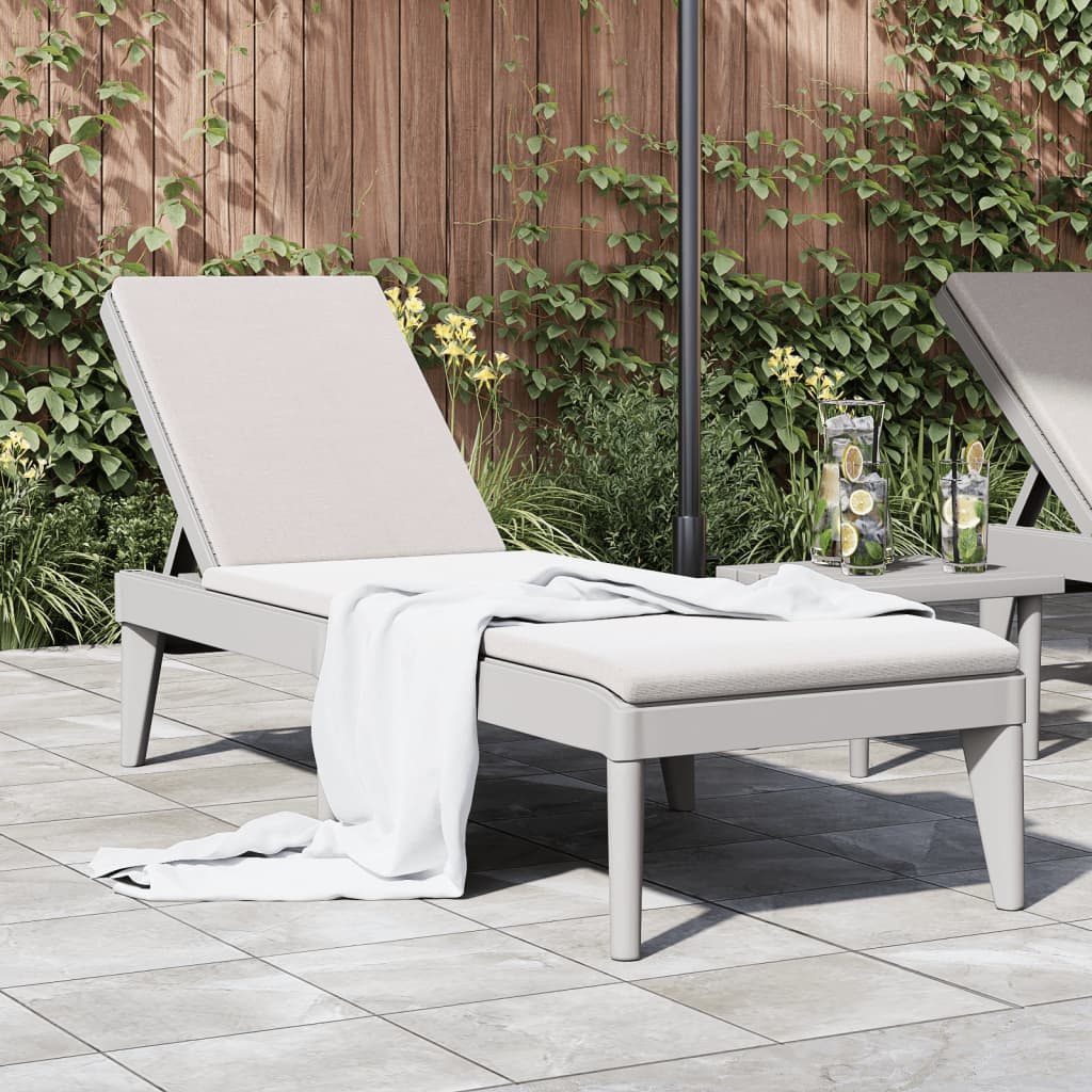 foto del prodotto lettino grigio 186x60x29 cm in ppcod mxl 109717