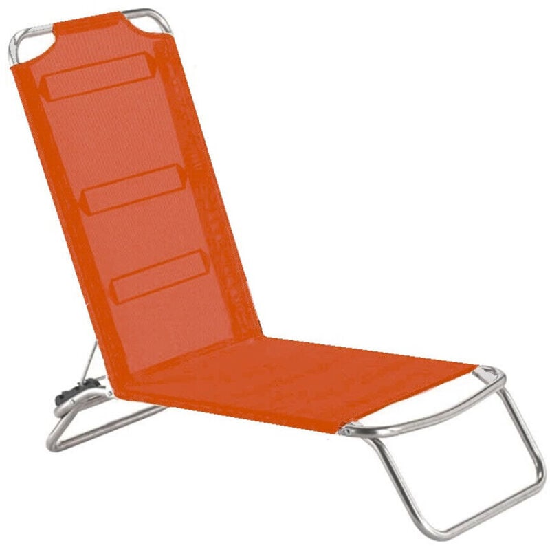 foto del prodotto lettino jolly fiam arancio 031tx ar in alluminio