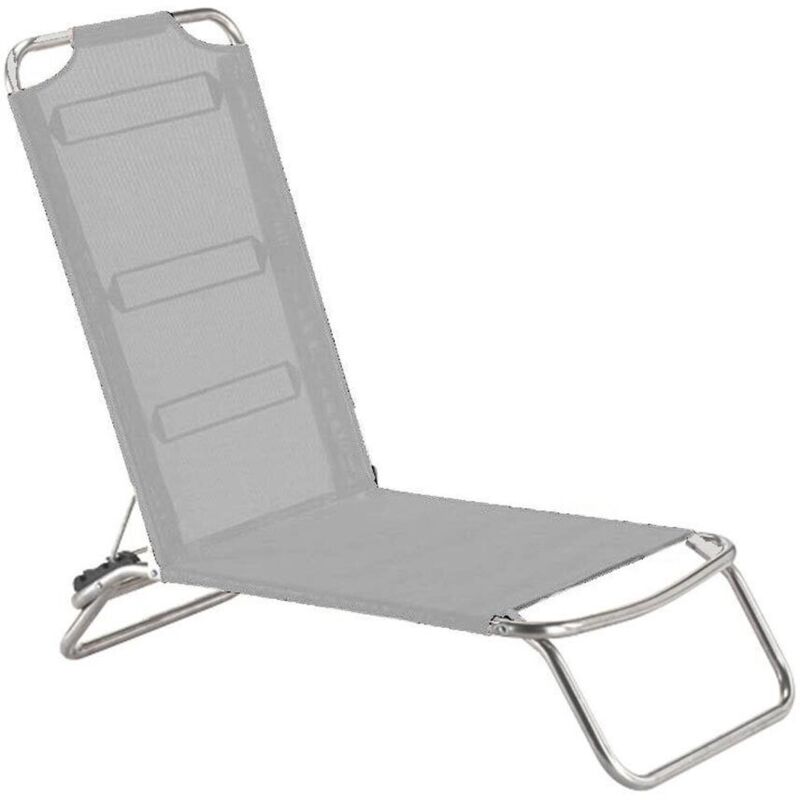 foto del prodotto lettino jolly fiam grigio 031tx bigr in alluminio