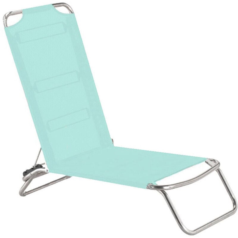 foto del prodotto lettino jolly fiam turchese 031xt biaq in alluminio