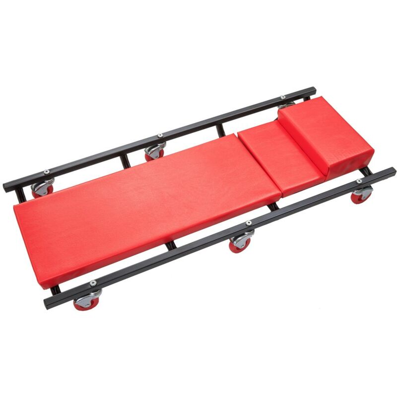 foto del prodotto lettino meccanico 100 kg con poggiatesta regolabile 91x42,5x10 cm