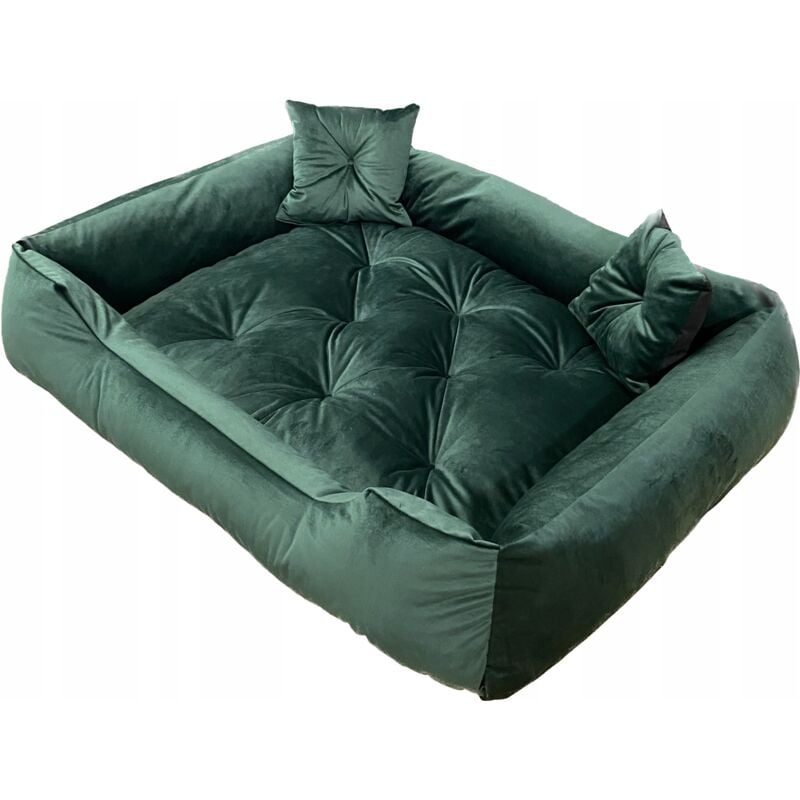 foto del prodotto lettino per cani grande lettino box in velluto 135 x 100 razza gigante