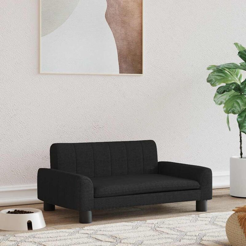 foto del prodotto lettino per cani nero 70x45x30 cm in tessuto vidaxl