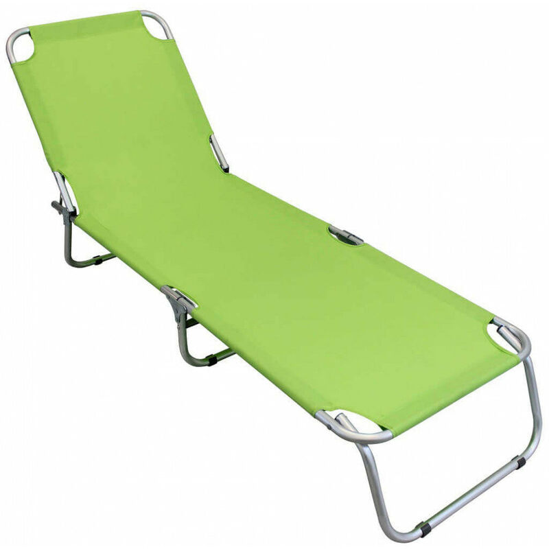 foto del prodotto lettino prendisole da giardino 187x58x24h cm in alluminio vari colori
