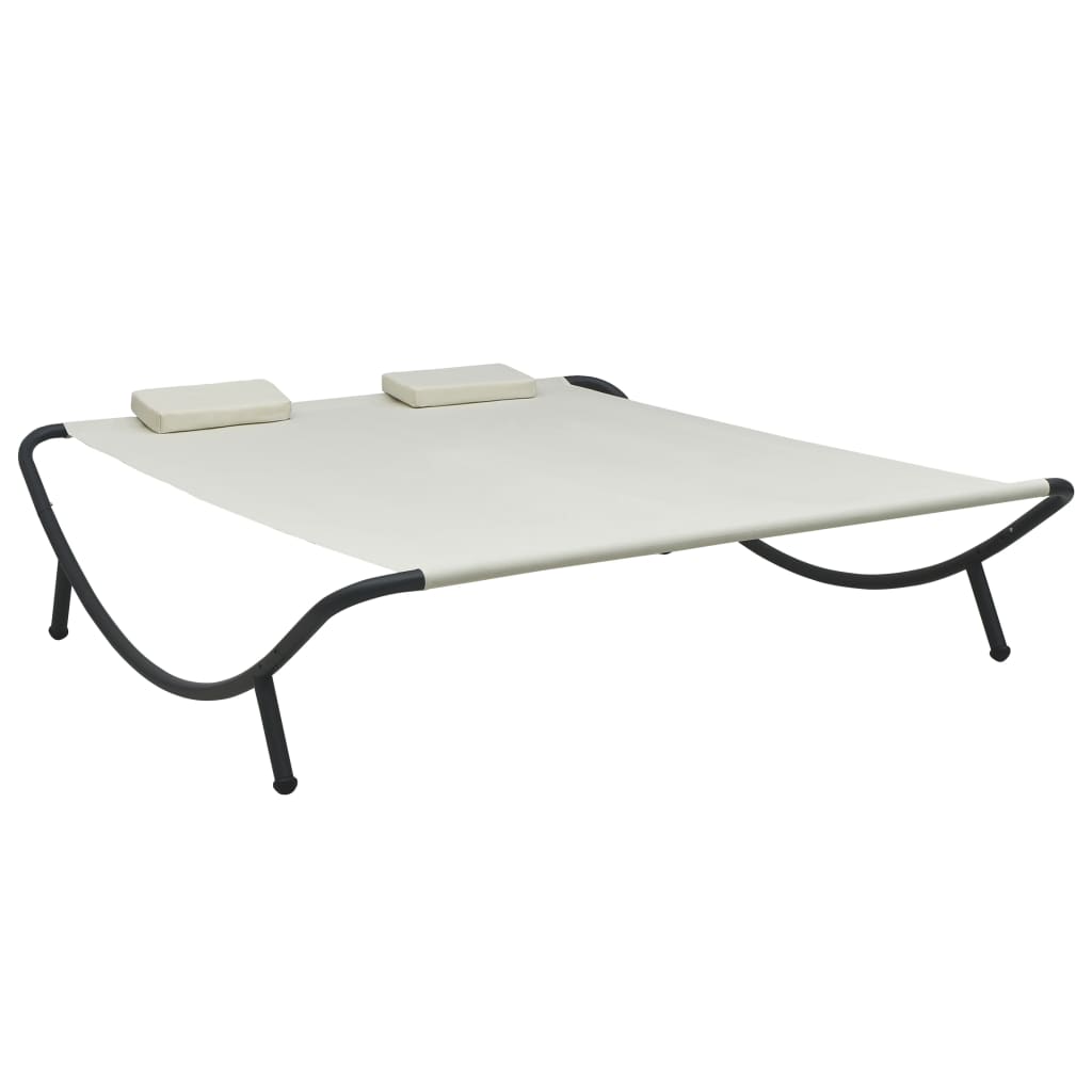 foto del prodotto lettino prendisole in tessuto crema cod mxl 65361