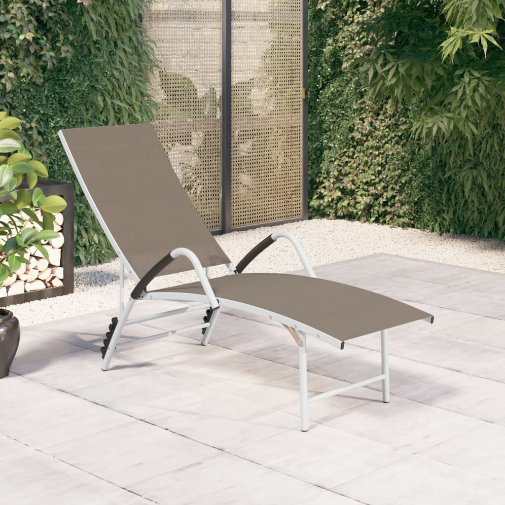 foto del prodotto lettino prendisole in textilene e alluminio talpa cod mxl 20389