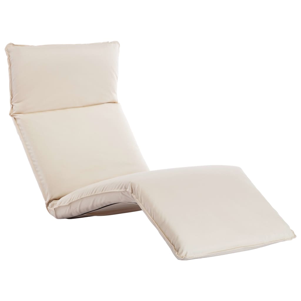 foto del prodotto lettino prendisole pieghevole in tessuto oxford bianco cremacod mxl 126348