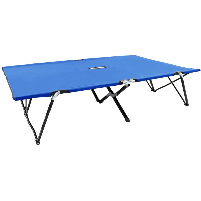 foto del prodotto lettino prendisole xl per 2 persone con telaio in acciaio vari colori colore blu