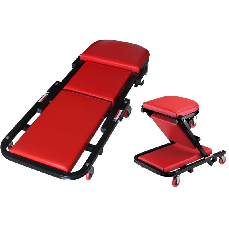 foto del prodotto lettino sottomacchina e seggiolino ideal star cm 100x44x9h
