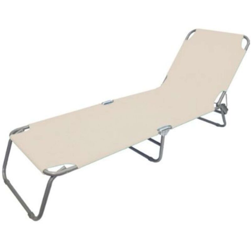 foto del prodotto lettino spiag 0683 gavi pol. ecru 460565 188x55xh24 cm