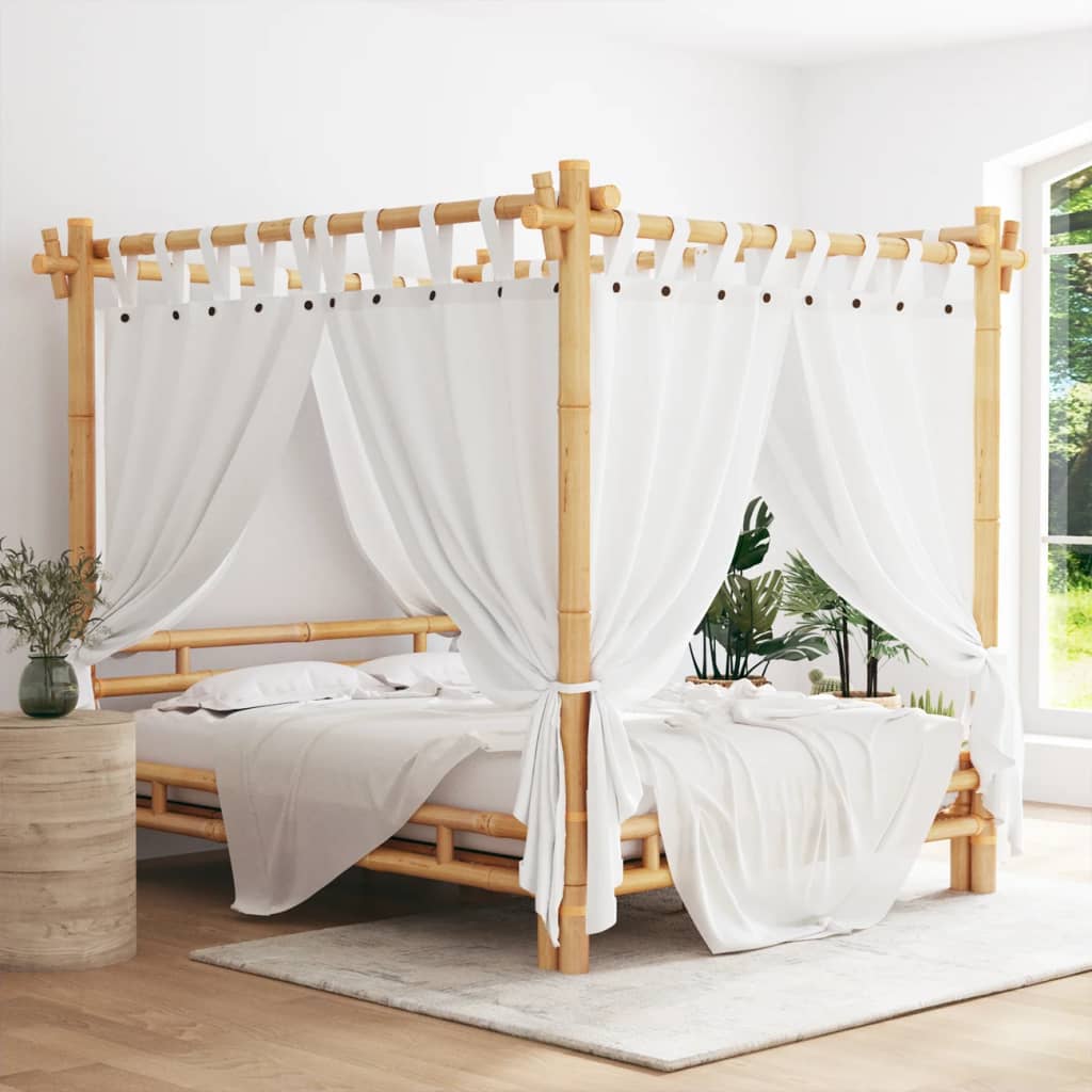 foto del prodotto letto a baldacchino 160x200 cm in bamb cod mxl 63356