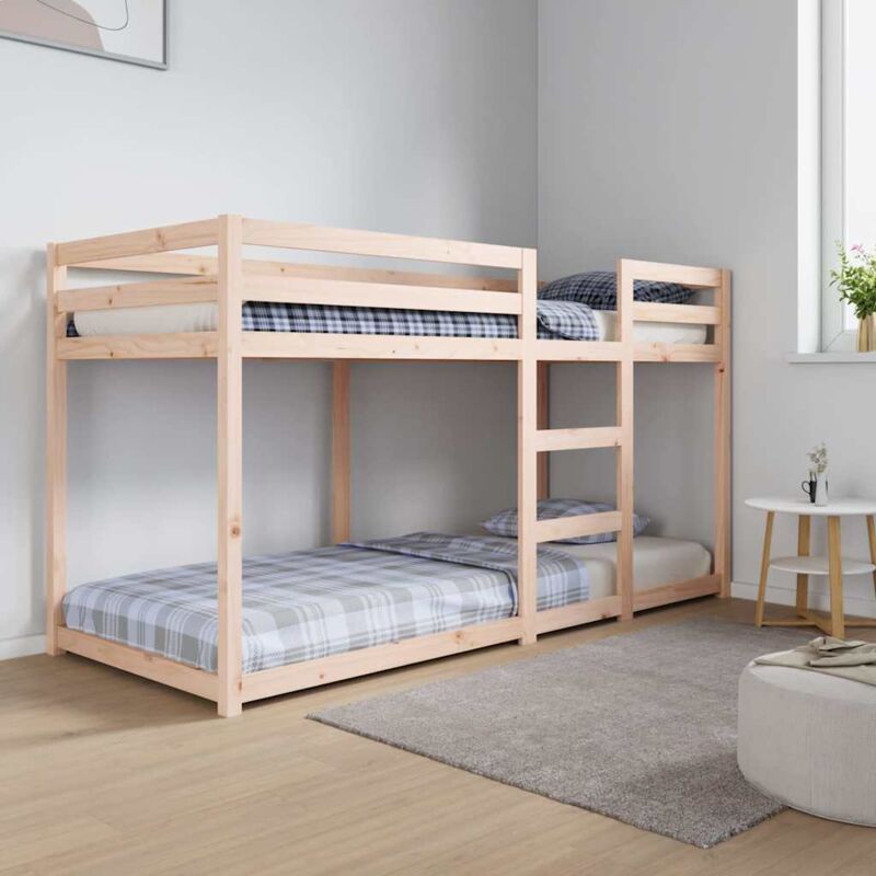foto del prodotto letto a castello 80x200 cm in legno massello di pino - vidaxl
