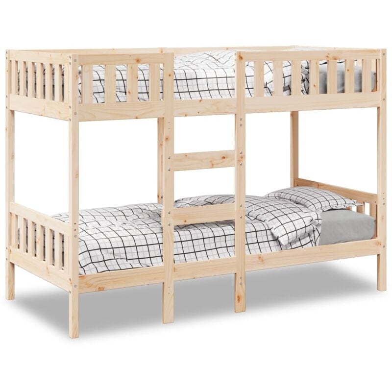 foto del prodotto letto a castello 90x200 cm in legno massello di pino vidaxl
