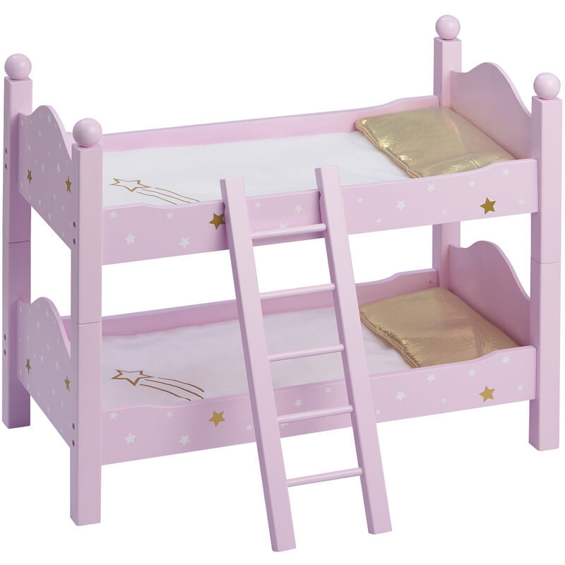 foto del prodotto letto a castello legno mobili bambole 45 cm gioco ruolo olivia s world td 0095ap